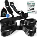 Stretch Strap with Loops Physical Therapy - Full Body Exercise Straps for Stretching with Detachable Foot - Leg & Calf Stretcher for Plantar Fasciitis, Physical Therapy, Pain Relief, and Flexibility