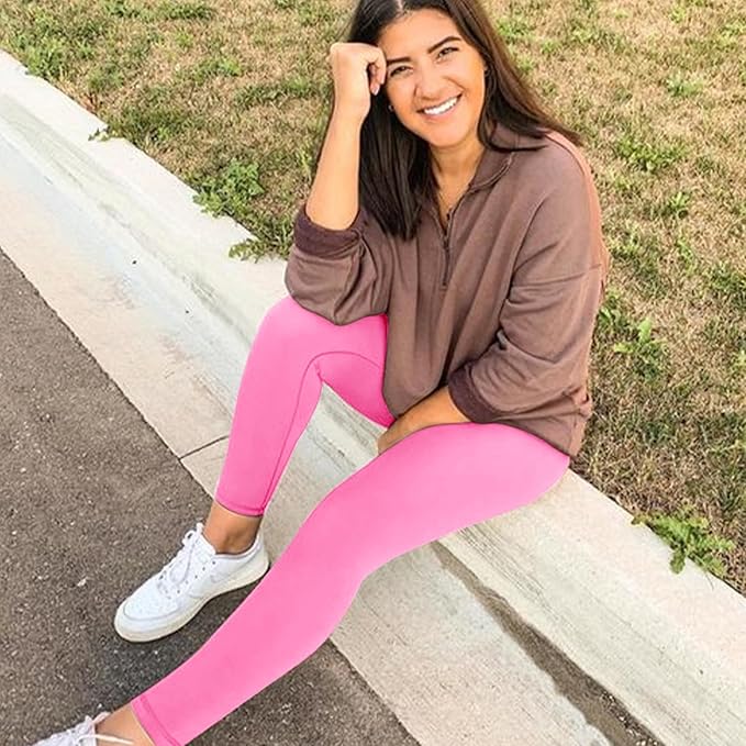 GAYHAY High Waisted Leggings for Women - Soft Opaque Slim Tummy Control Printed Pants for Running Cycling Yoga