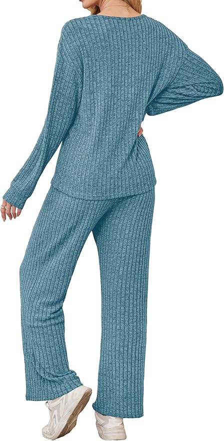RUMIA Lounge Sets for Women 2026 Vacation Matching Track Suits Sweater Fall Outfits (S-2XL)