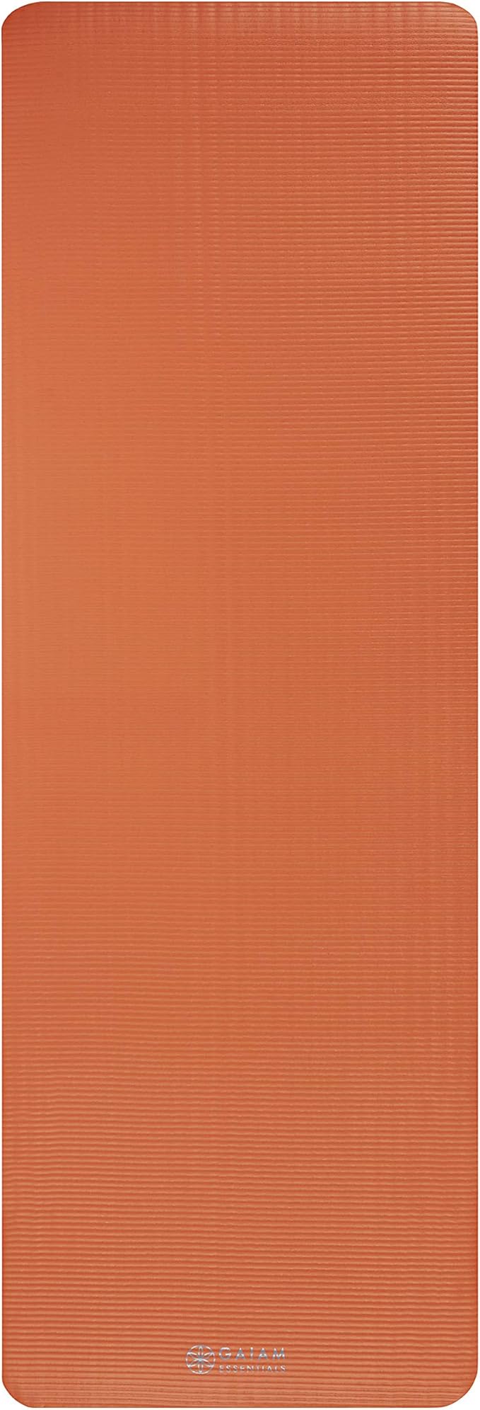 Gaiam Yoga Mat, Pilates & Exercise Mat, Thick 2/5" (10mm) Workout Mat with Easy-Cinch Carrying Strap for Home & Gym Workouts