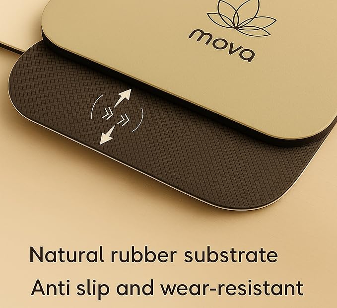 Yoga Mat – Extra Long Non-Slip PU & Natural Rubber, 4.5mm Thick, Eco-Friendly Yoga Mat for Hot Yoga, Pilates & Home Workout