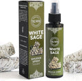 White Sage Spray for Spiritual Cleansing Negative Energy and Protection - Smudge Spray Made with Natural Non Toxic Sage Essential Oil - Salvia Blanca para Limpiar