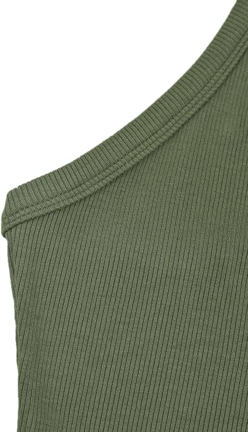 iGENJUN Workout Tops for Women Racerback Basic Tank Summer 2026 Camisole V Neck Slim Fit Ribbed Sleeveless