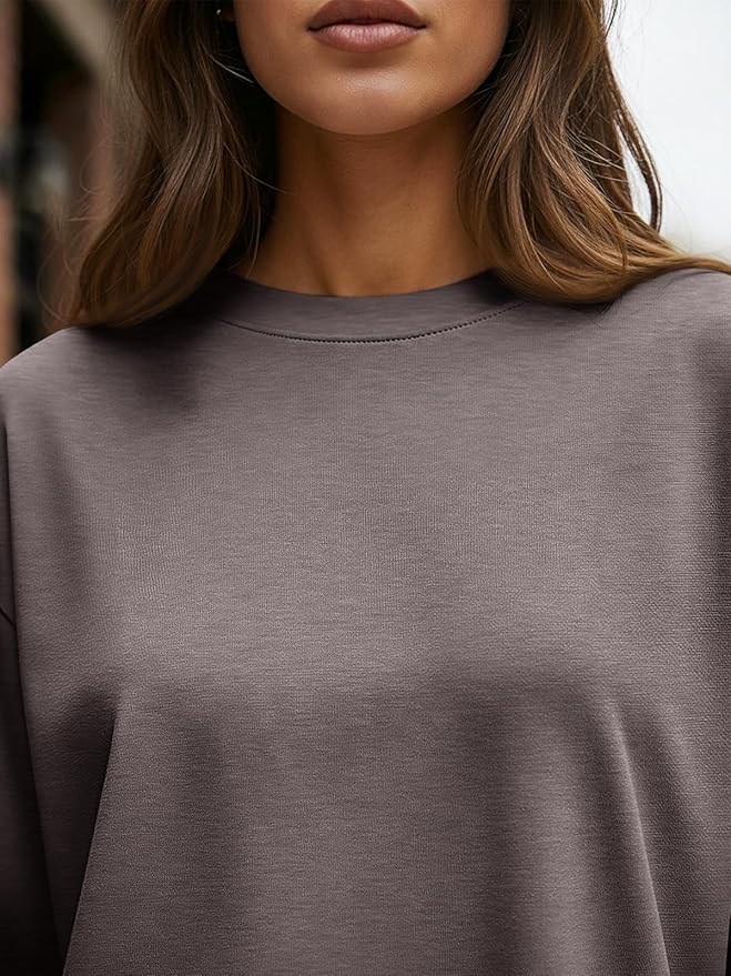 Trendy Queen Womens Spring Tops Oversized Long Sleeve T Shirts 2026 Basic Tee Fall Casual Workout Y2K Clothes