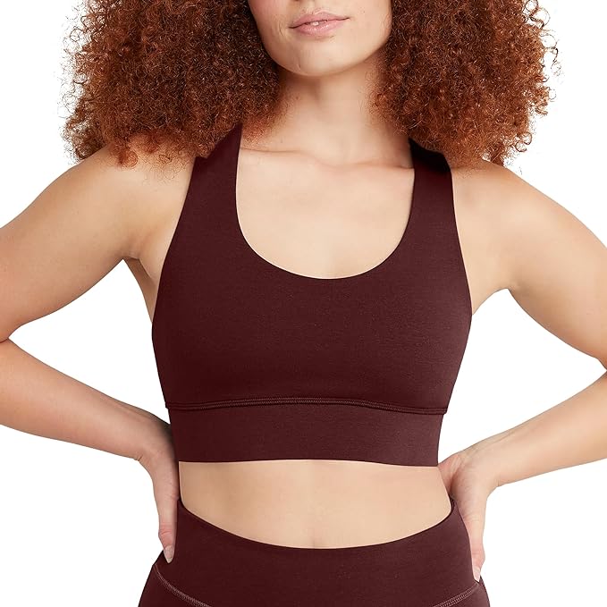 Hanes Womens Hanes Originals Women's Longline Sports Bra