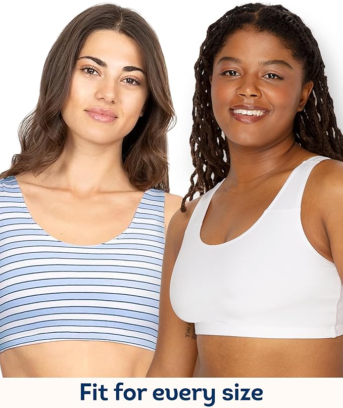 Fruit of the Loom Women's Built Up Tank Style Sports Bra Value Pack