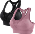 Heathyoga High Impact Sports Bras for Women High Support Padded Sports Bra Pack Racerback Bras for Women Workout Bra Sets