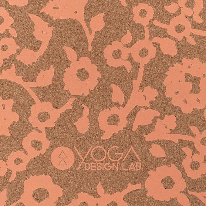YOGA DESIGN LAB | The Cork Yoga Mat | Eco Luxury | Ideal for Hot Yoga, Power, Bikram, Ashtanga, Sweaty Workouts | Studio Quality | Includes Carrying Strap!