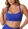 UNISSU Hugcurve Adjustable Sports Bra Square Neck Wireless Padded Yoga Workout Tops