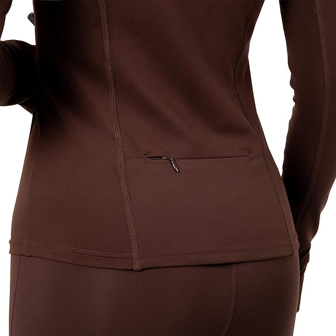 YITTY Active Women's Ultraluxe Full Zip Jacket, Athleisure, 4-Way-Stretch, Thumbholes