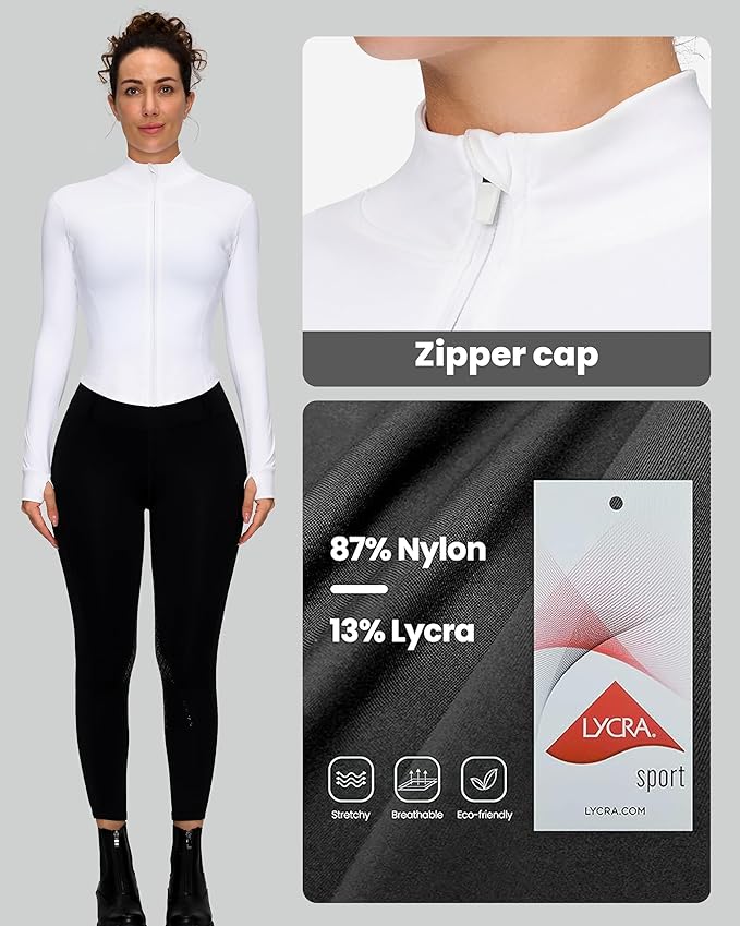 Women BBL Jacket Full Zip UP Workout Athletic Cropped Jacket wIth Thumb Holes Running Yoga Sportswear