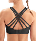 IUGA Sports Bras for Women High Support Large Bust High Impact Womens Sports Bras Strappy Padded Sports Bra