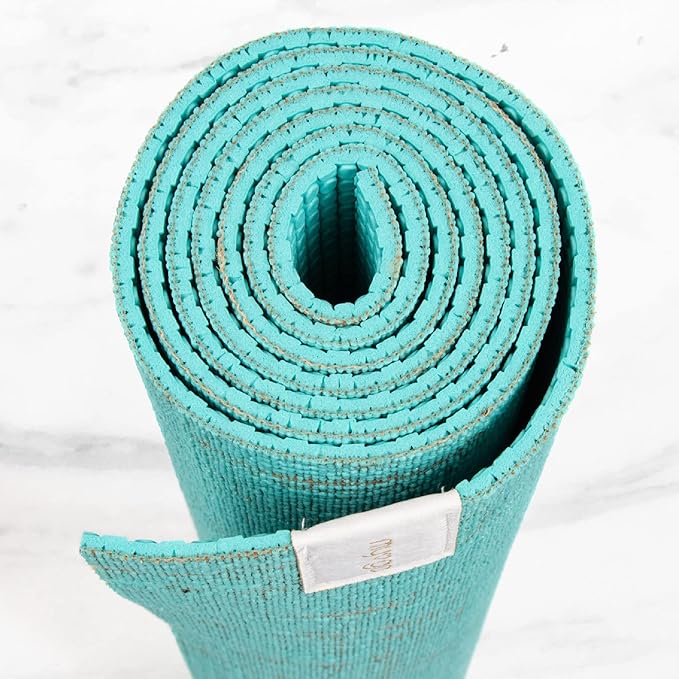 Myga Jute Yoga Mat, High Performance Vegan Floor Exercise Mat, Eco Friendly Biodegradable Yoga Mat with PVC Backing,72" x 24", 0.2" Thickness