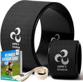Extra Wide Yoga Wheel, Mini Yoga Wheel - Beginner Friendly Yoga Kit. More Comfortable, Stable and Safer Back Roller. Improve posture, better mobility. Ideal Home Exercise. Relieve Back Pain.