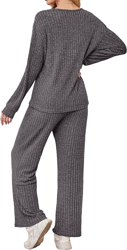 RUMIA Lounge Sets for Women 2026 Vacation Matching Track Suits Sweater Fall Outfits (S-2XL)