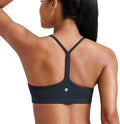 CRZ YOGA Butterluxe Y Back Sports Bras for Women - Padded Racerback Low Impact Spaghetti Thin Strap Workout Yoga Top