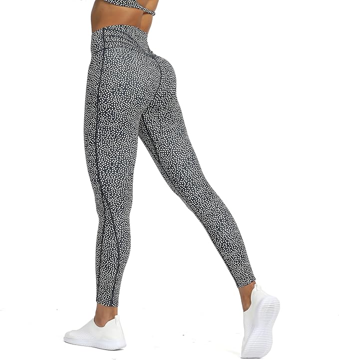 Aoxjox High Waisted Workout Leggings for Women Trinity Yoga Pants 26.5"