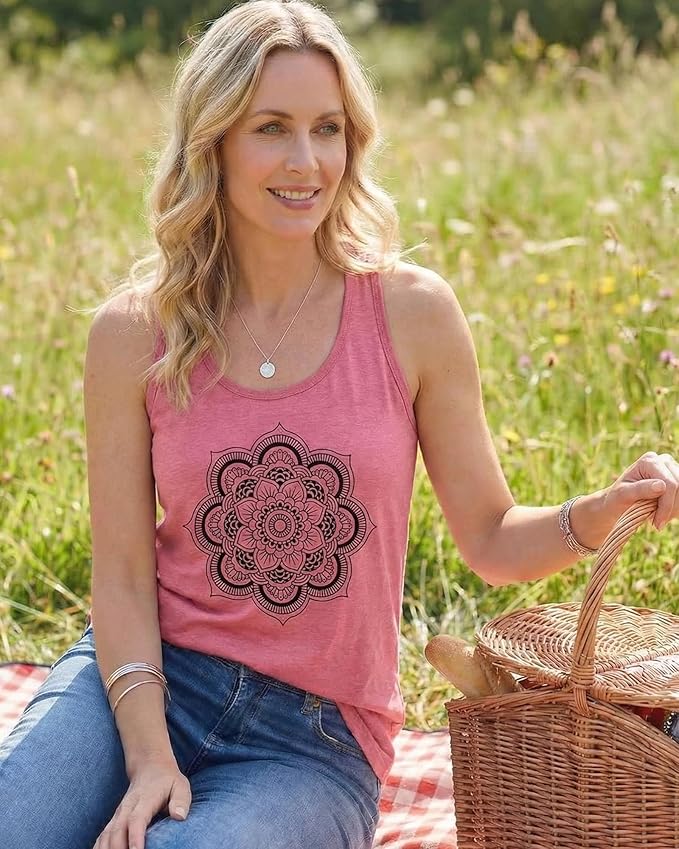 JILUVIN Tank Tops for Women Racerback Summer Sleeveless Casual Graphic Basic Top Shirts 2026