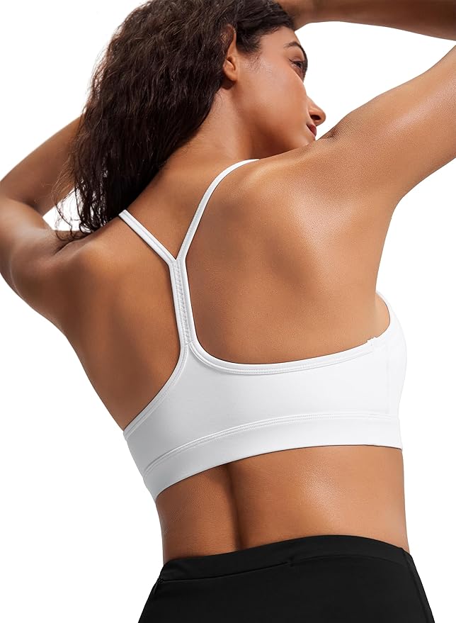 JOYSPELS Comfy Racerback Sports Bras for Women with Removable Pads Luxury Dupe for Workout & Daily Use, A-C Cups