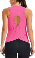 Alaroo Womens Workout Tank Tops Sleeveless Short Shirts for Sport Athletic Yoga Running Gym Loose Crop 2026