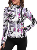 Avoogue Women Lightweight Active Jacket Full Zip Workout Running Yoga Athletic Outerwear with Pockets