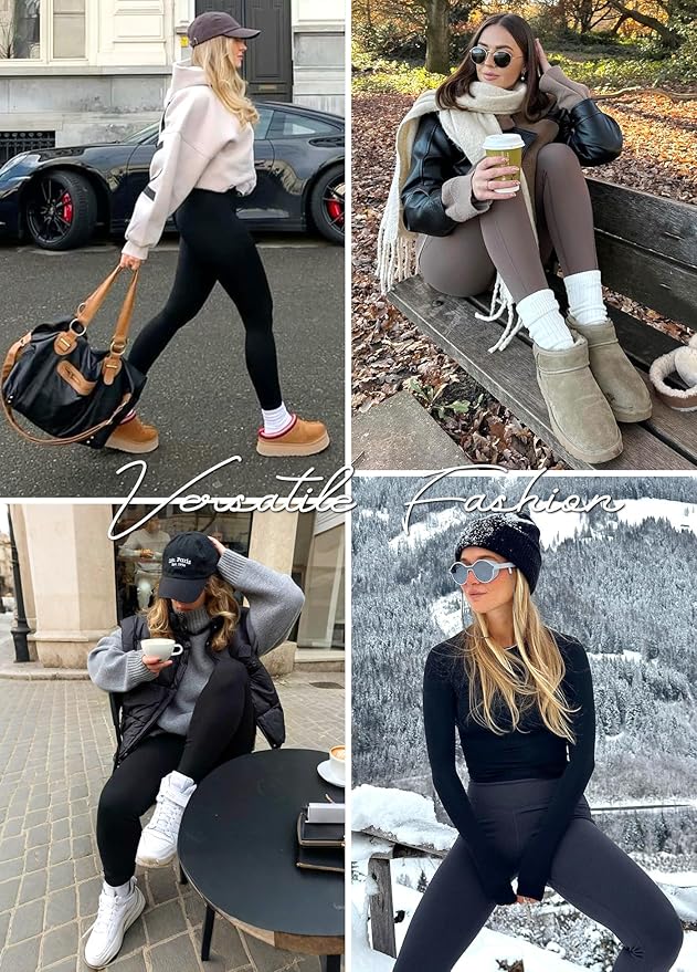 Laite Hebe Leggings for Women - High Waisted Full Length Buttery Soft Yoga Pants for Workout Athletic Daily