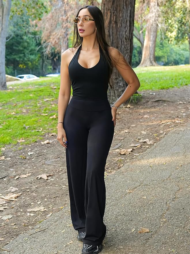 YEOREO Workout Leggings Womens No Front Seam Straight Leggings 29"/ 31.5"/ 33"/ 35" High Waist Buttery Eddiy Gym Yoga Pants