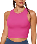 Natural Feelings Nudi Sports Bras for Women Removable Padded Yoga Tank Tops Sleeveless Fitness Workout Crop Tops