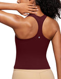 CRZ YOGA Butterluxe Racerback Tank Tops for Women - Yoga Workout Casual Gym Athletic Camisole Tight Sleeveless Shirts