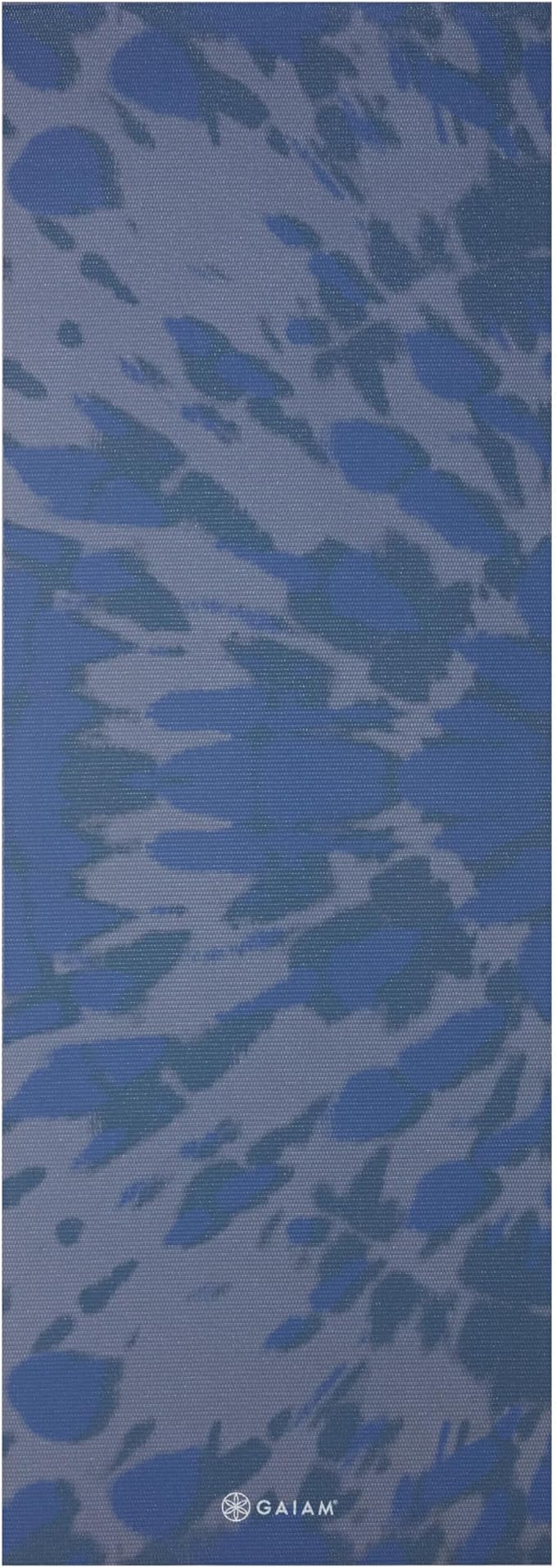 Gaiam Yoga Mat - Premium 6mm Print Extra Thick Non Slip Exercise & Fitness Mat for All Types of Yoga, Pilates & Floor Workouts (68"L x 24"W x 6mm Thick)