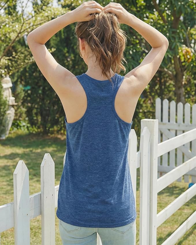 JILUVIN Tank Tops for Women Racerback Summer Sleeveless Casual Graphic Basic Top Shirts 2026