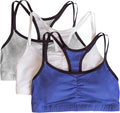 Fruit of the Loom Women's Spaghetti Strap Cotton Sports Bra - All-Day Comfort & Easy Movement