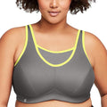 Full Figure Plus Size No-Bounce Camisole Sports Bra Wirefree #1066