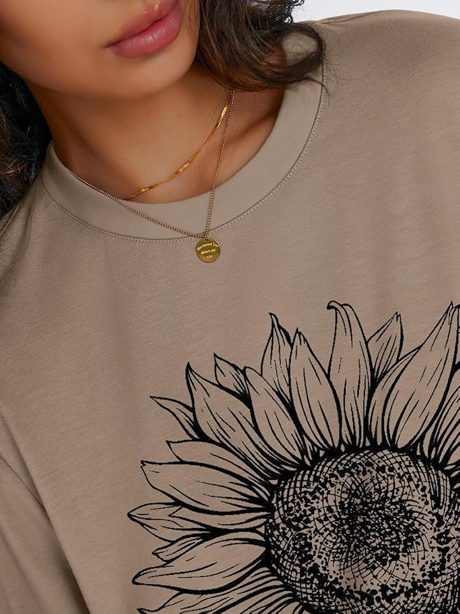 Trendy Queen Womens Spring Tops Oversized Long Sleeve T Shirts 2026 Basic Tee Fall Casual Workout Y2K Clothes