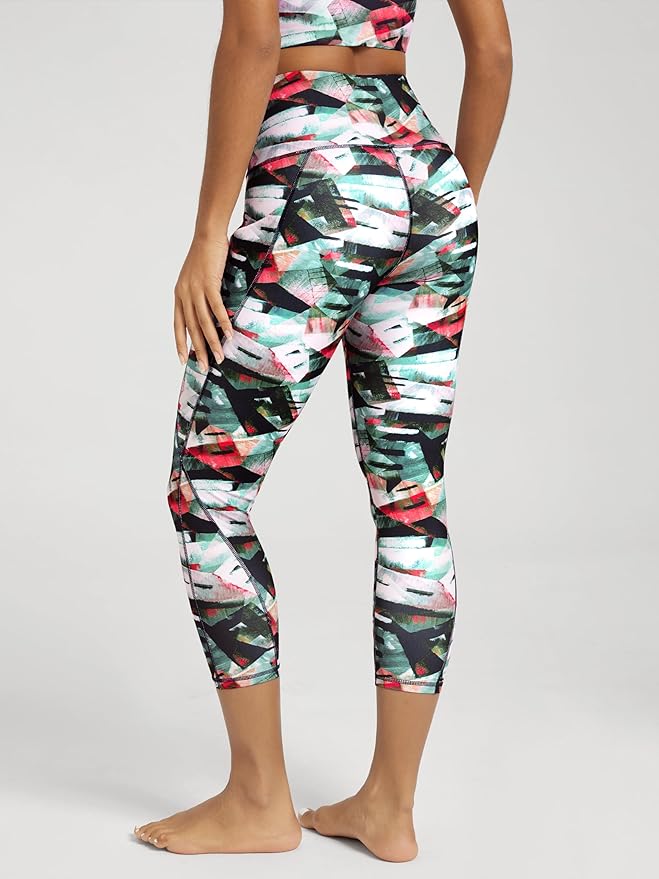 ODODOS Women's High Waisted Yoga Leggings with Pockets, Tummy Control Non See Through Workout Athletic Running Yoga Pants