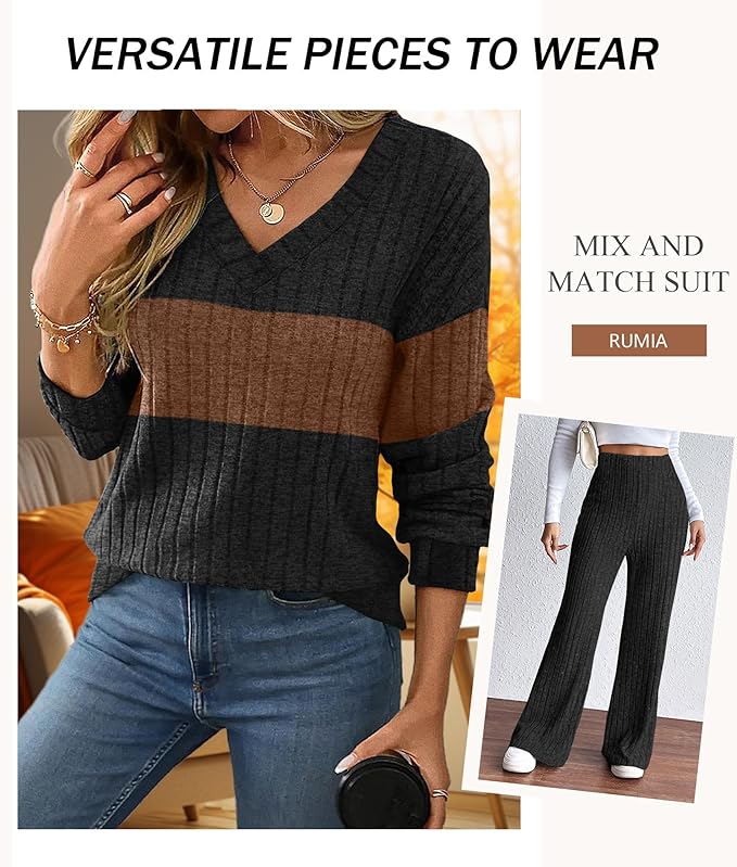 RUMIA Lounge Sets for Women 2026 Vacation Matching Track Suits Sweater Fall Outfits (S-2XL)