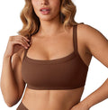 UNISSU Hugcurve Adjustable Sports Bra Square Neck Wireless Padded Yoga Workout Tops