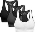 Racerback Sports Bras for Women with Pads - High Impact Athletic Tank Tops for Yoga and Workout Brassieres Bra