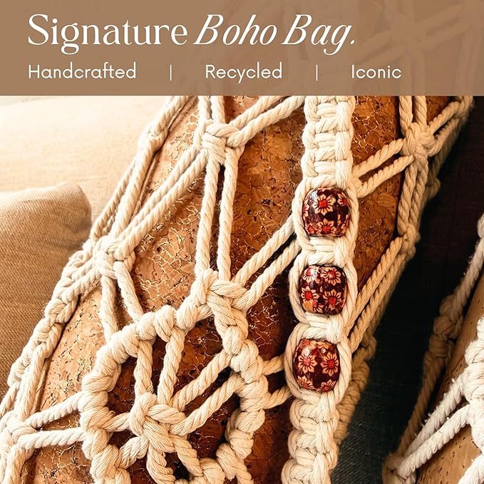 Deluxe Cork Yoga Mat – Gold, Coffee or Vegan Leather Cork Surface & Natural Rubber Base – Premium Natural & Eco Friendly Materials – Includes Signature Handmade Boho Bag