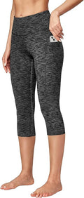 Ewedoos Capri Leggings for Women High Waisted Yoga Pants with Pockets for Women Tummy Control Workout Leggings Yoga Capris