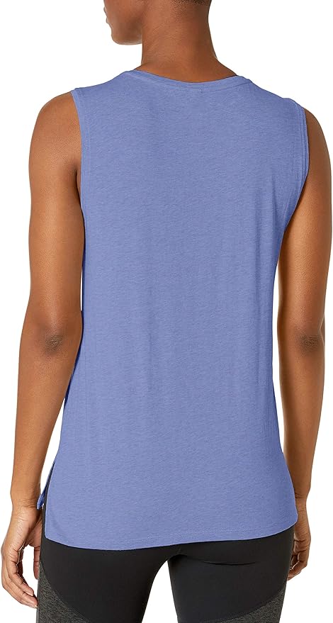 Amazon Essentials Women's Soft Cotton Relaxed-Fit Workout Tank Top (Available in Plus Size)