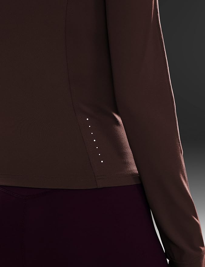 CRZ YOGA Butterluxe Waist Length Jackets for Women - Full Zip Athletic Track Tops with Thumb Holes Pockets