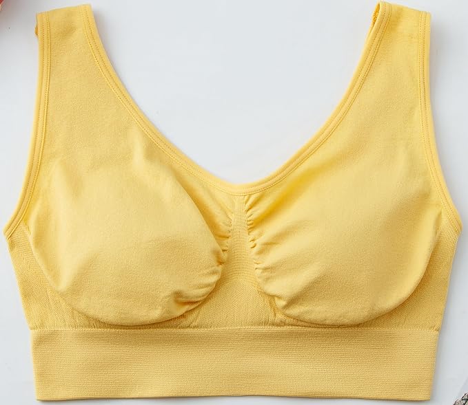 Hiking Gril Women's Comfort Wirefree Bralette Unpadded Sleep Yoga Bra