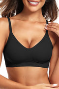 Vertvie Womens Seamless Jelly Bras No Underwire Comfort Push Up Bras Buttery Soft Wireless Bralette Full Coverage Sports Bra