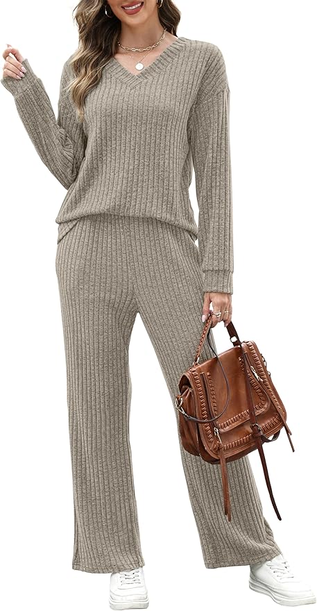 RUMIA Lounge Sets for Women 2026 Vacation Matching Track Suits Sweater Fall Outfits (S-2XL)