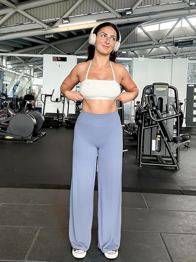 YEOREO Workout Leggings Womens No Front Seam Straight Leggings 29"/ 31.5"/ 33"/ 35" High Waist Buttery Eddiy Gym Yoga Pants