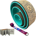 Aozora Yoga Wheel 13" with Most Detailed Book Step by Step Guide on How to Do 30+ Poses,! Perfect for Stretching and Improving Backbends