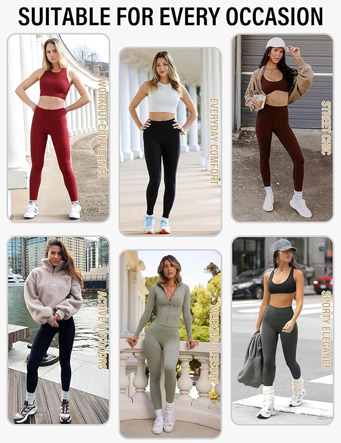 YUDSUD High Waisted Leggings for Women - Tummy Control Yoga Pants for Workout Running Athletic Women's Leggings Plus Size