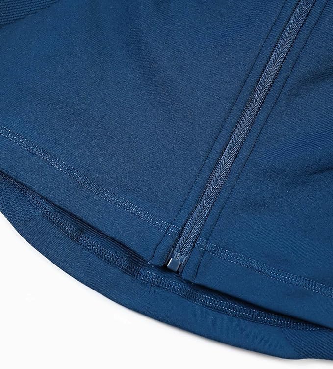 AUROLA Influence Athletic Workout Jacket for Women, Lightweight Slim Fit Full Zip Running Yoga Sports Jacket with Thumb Holes