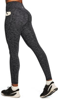 Heathyoga Scrunch Butt Lifting Leggings with Pockets for Women Tummy Control Compression Leggings No Front Seam Yoga Pants